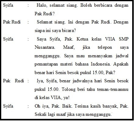 Cara Bertelepon dengan Baik