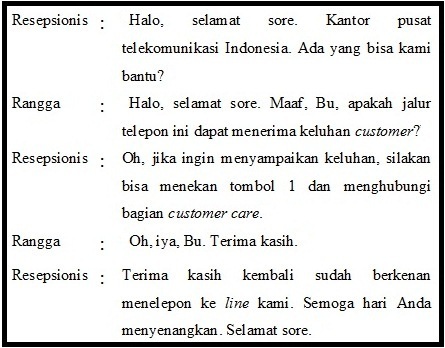 Kesalahan Bahasa, Teknik, dan Cara Bertelepon dengan Baik